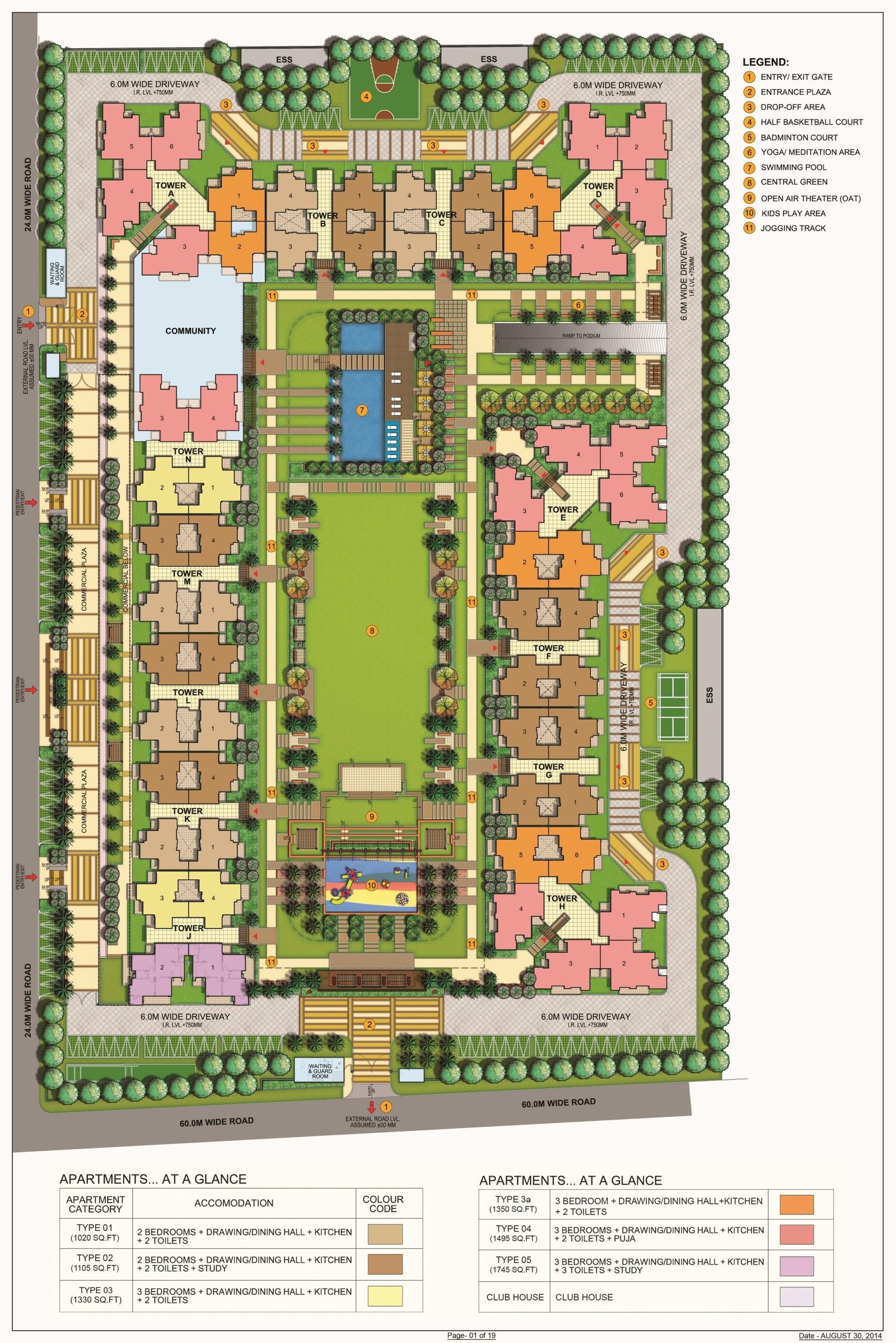 Gulshan Bellina Site Plan